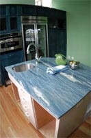 granite kitchen island